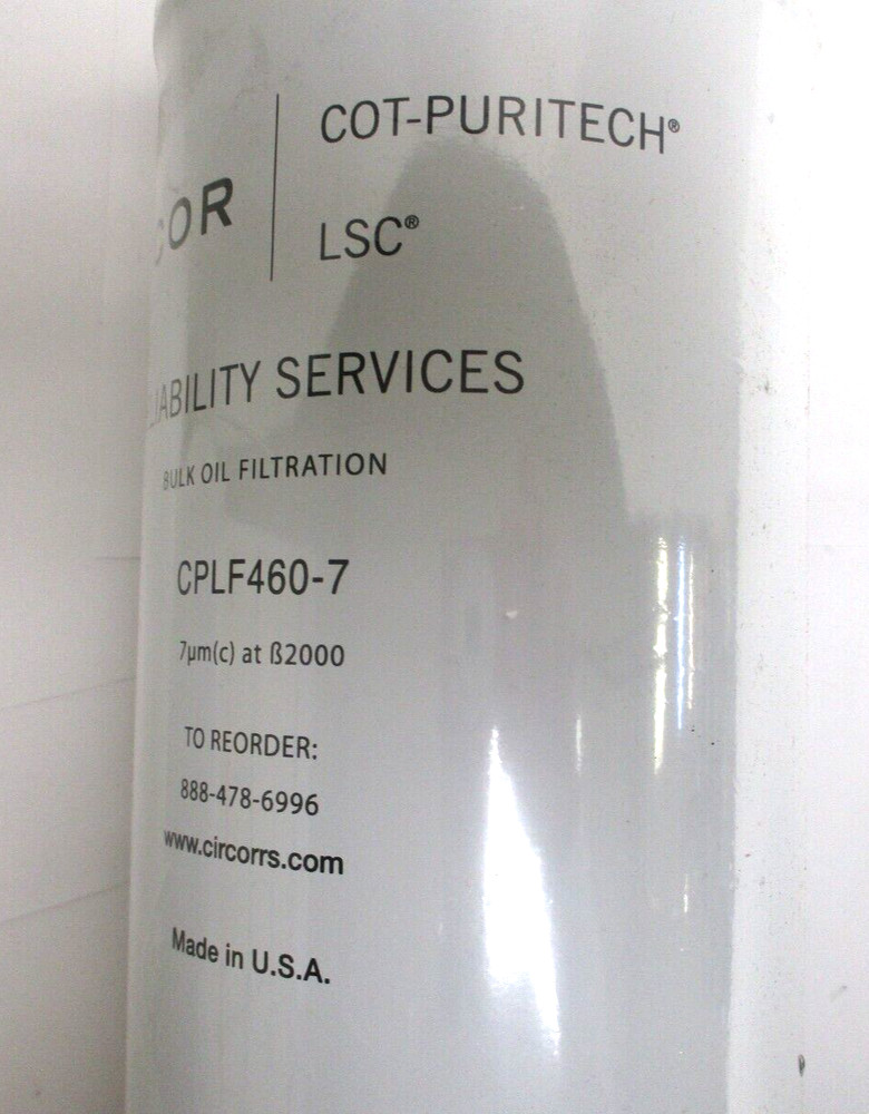 CIRCOR , CPLF460-7 , BULK OIL FILTER , SURPLUS