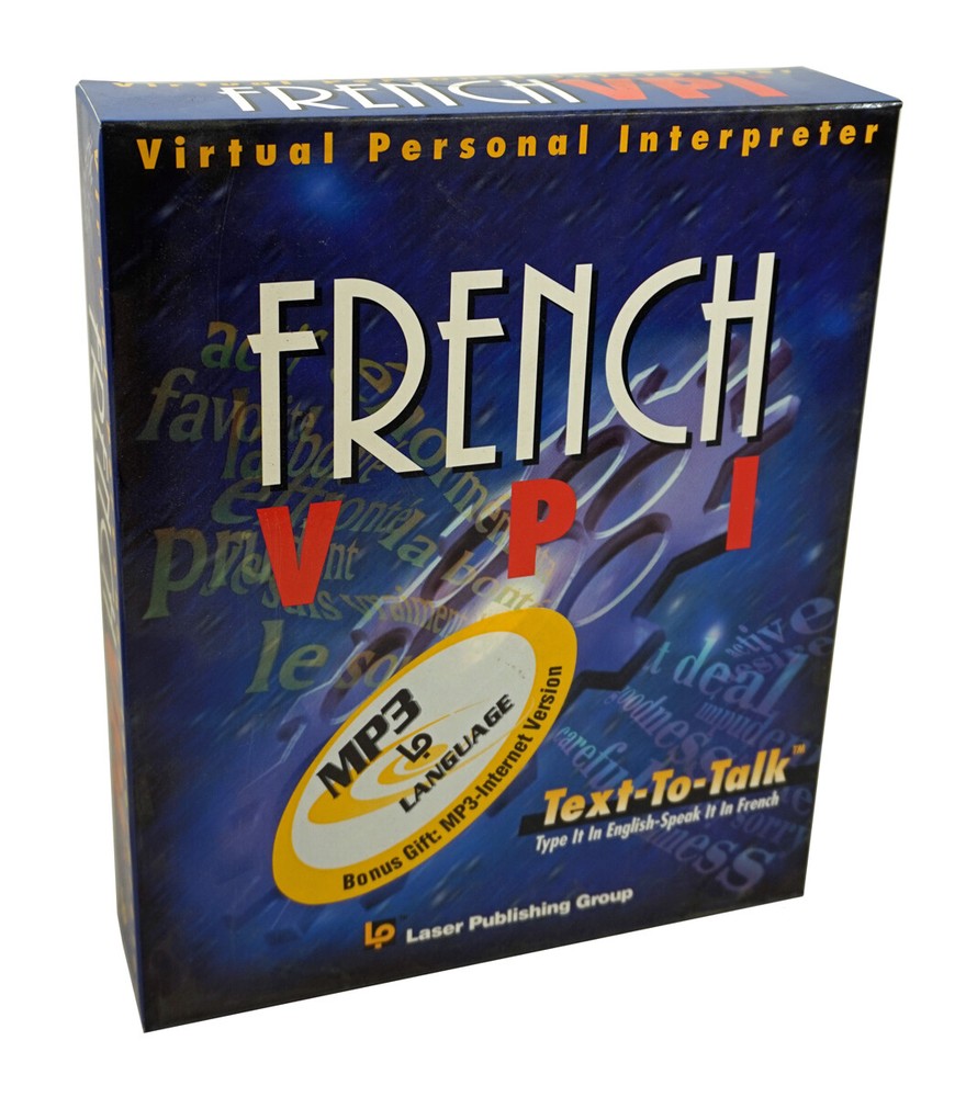 Learn to Speak French Language VPI CD-Rom Software - Translate, Hear and Speak
