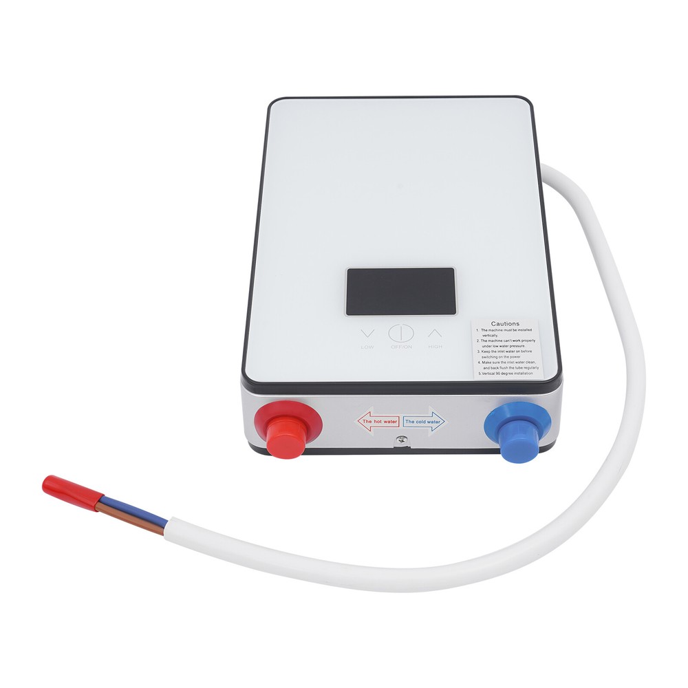 4500W Electric Instantaneous Water Heater w/LED Screen 110V Sink Hot Water Tank