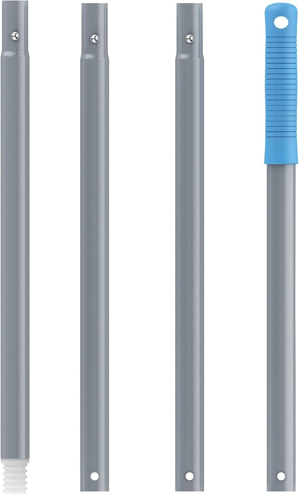 54.3 inch Long Extens Pole, Adjustable 4 Pieces Aluminum Pole