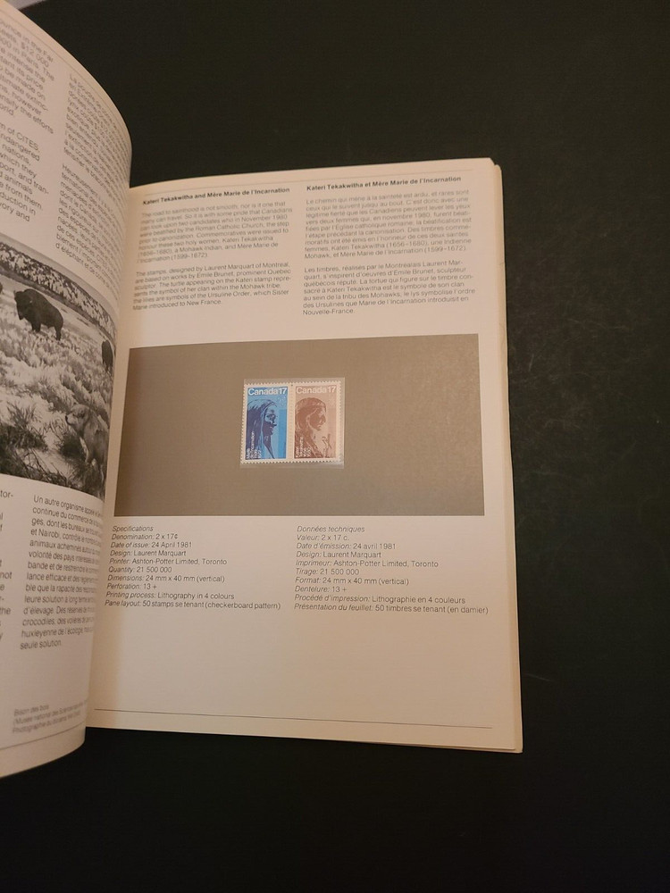 Canada Post COLLECTION CANADA 1981 STAMP SET ALBUM YEARBOOK