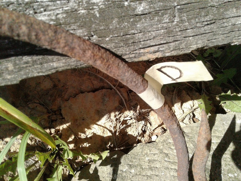 Antique Hand Forged Primitive Iron Butcher Kettle Handle 1870s