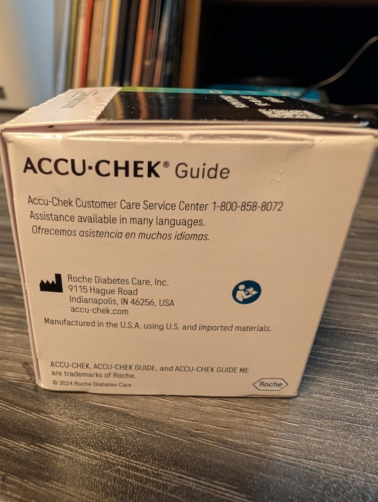 Accu-Chek Guide Test Strips - 100 Count x 2 boxes=200 Total Strips NEW