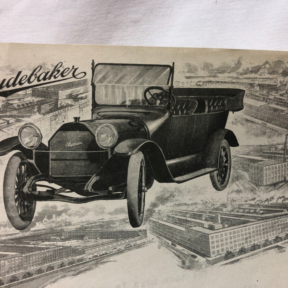 Letter Head Studebaker Correspondence Vintage 1929