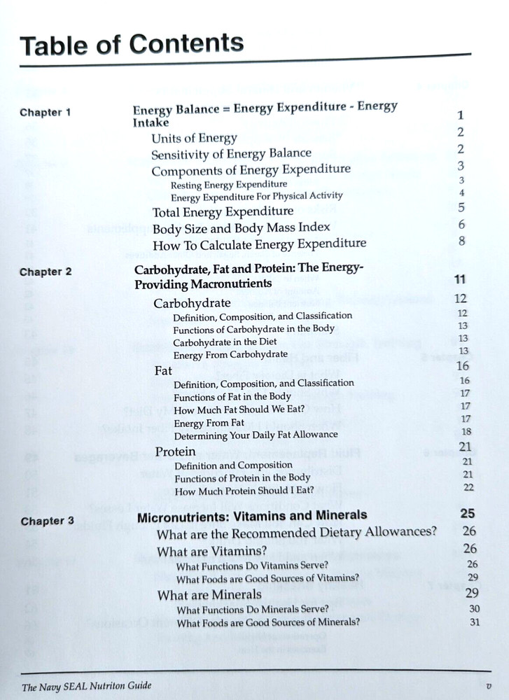 Navy Seal Nutrition Guide by Specail Warfare Command Military 1994