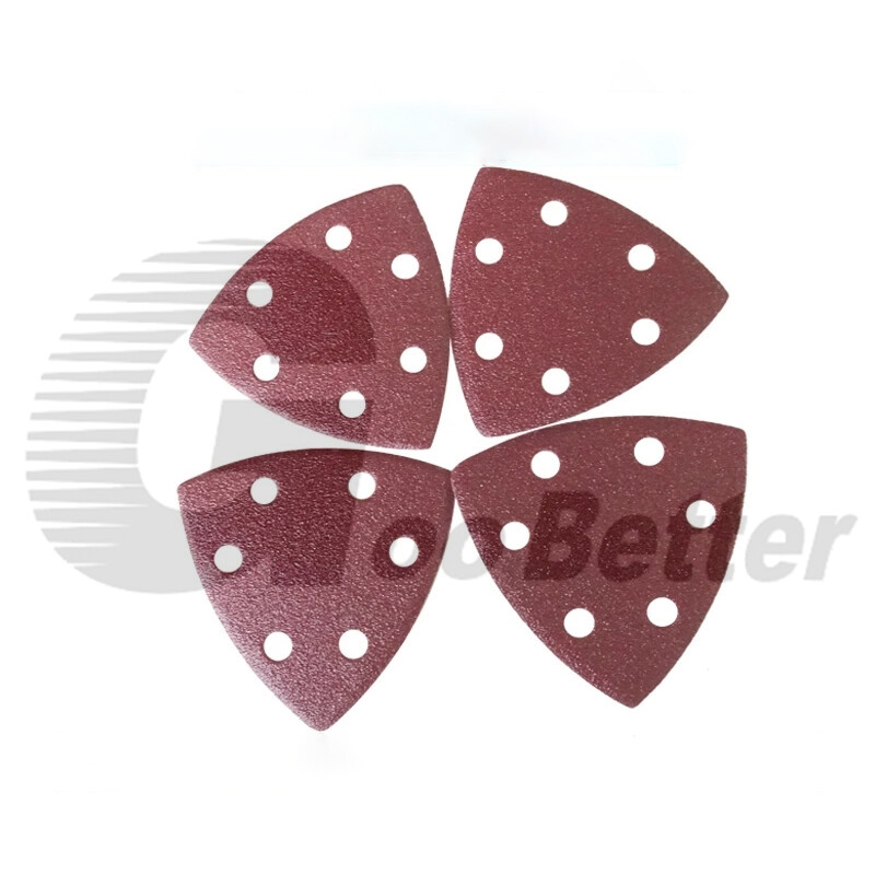 Delta Sanding Sheets 90mm Triangle Detail Mouse Palm Sanding Pads 40 - 400 Grit