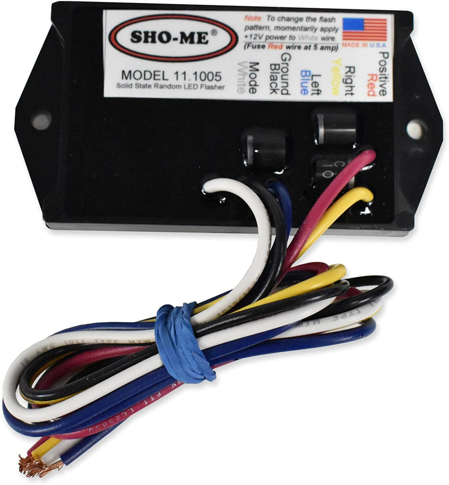 Sho-Me LED Flasher 7 Strobe Style Patterns