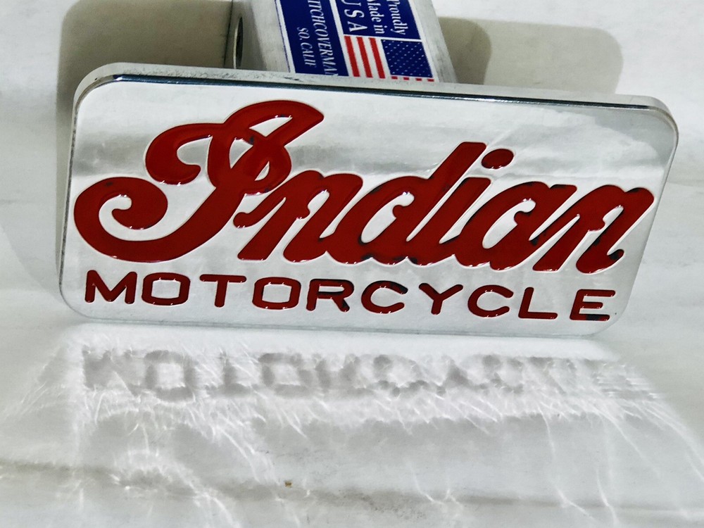 Indian motorcycle hitch cover,Indian red