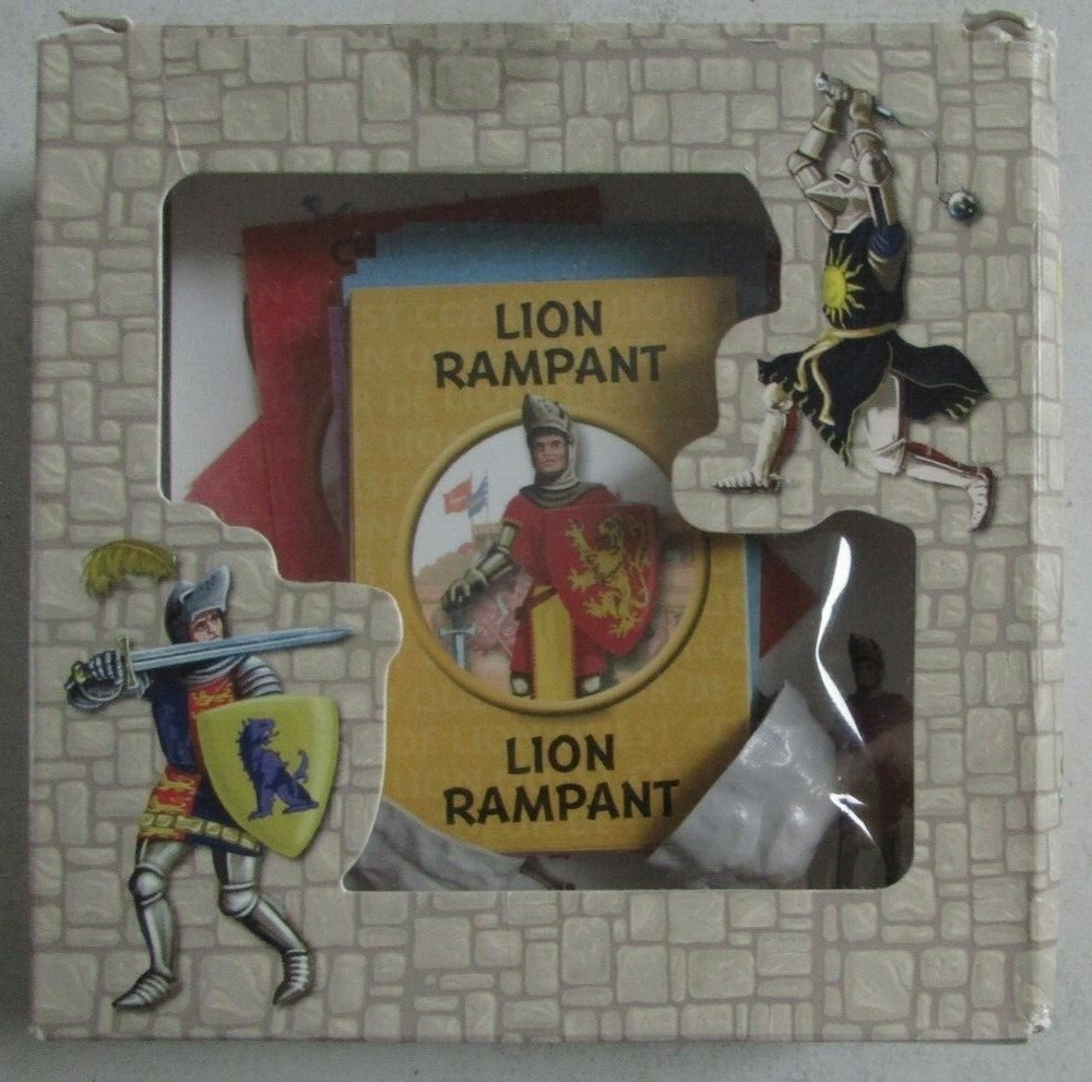 Knights Card Box & Medieval Heraldic Game Plan Origin Unknown?
