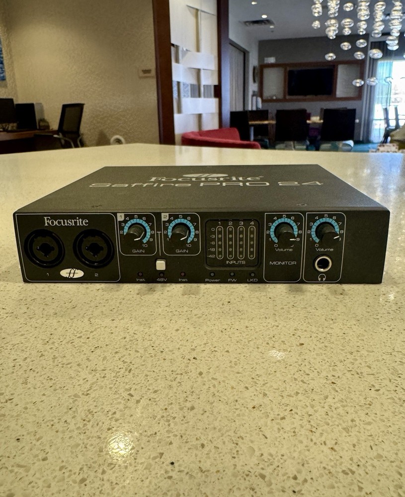Focusrite Saffire Pro24 FireWire Audio Interface Only No Power Supply