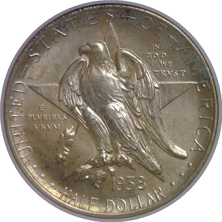 1938 Texas Commemorative Half Dollar NGC MS-65 CAC