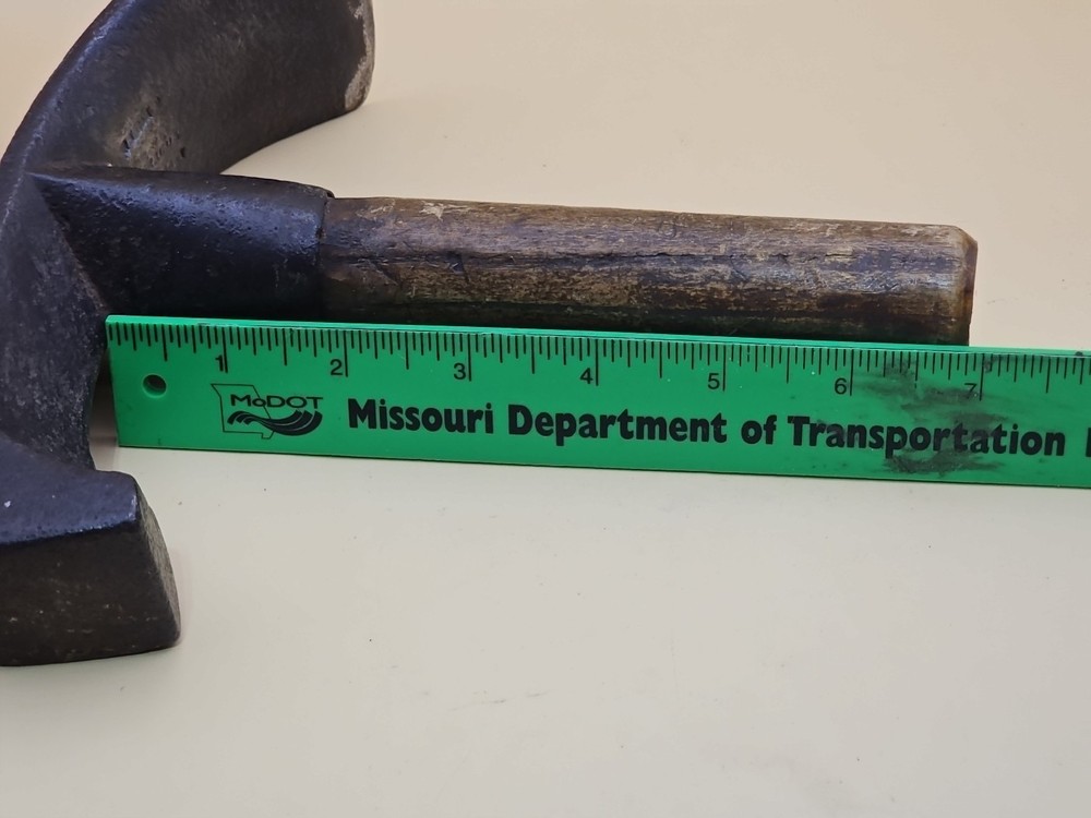 Vintage Cooper’s Adze Blacksmith Tool Hand Forged Signed Cincinnati