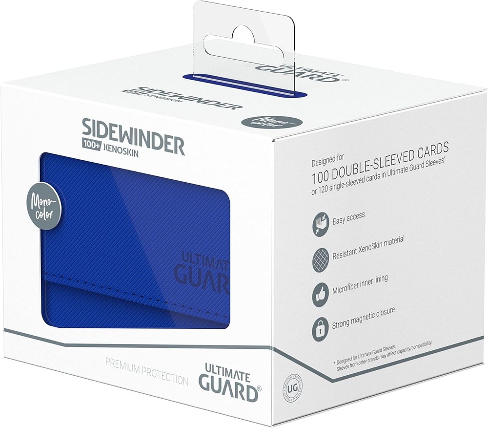 Ultimate Guard Sidewinder 100+ XenoSkin Monocolor Blue 100+ Blue