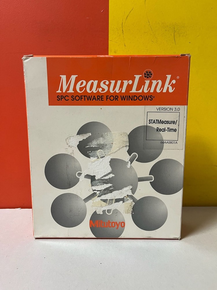 Mitutoyo 64AAS801A MeasurLink Version 3.0 SPC Software / Manual Bundle