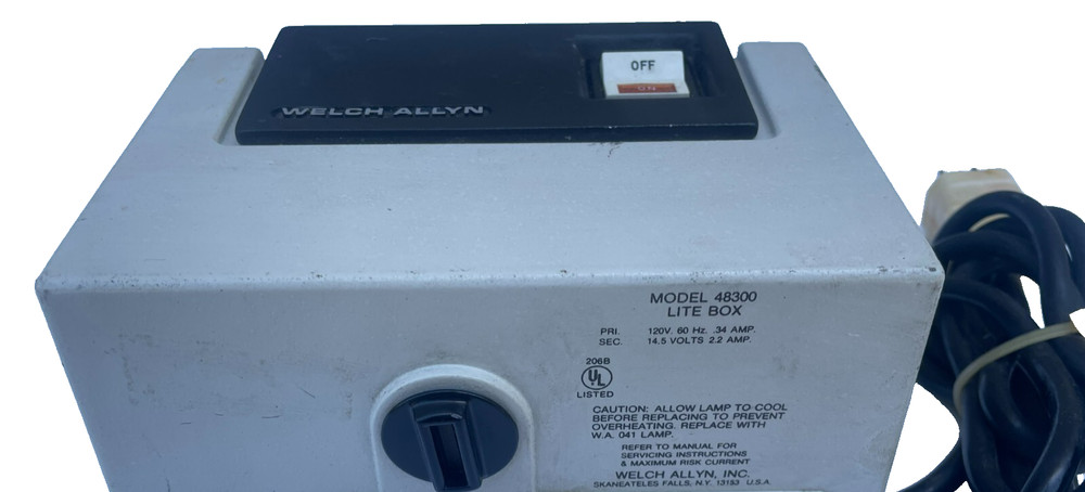 Welch Allyn Solar Light Source Lite Box 48300