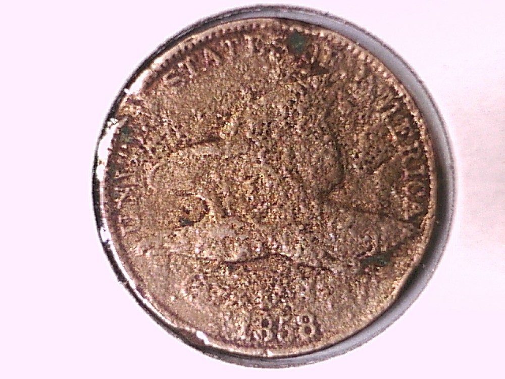 1858 Flying Eagle Cent Genuine Raw Ungraded 00230