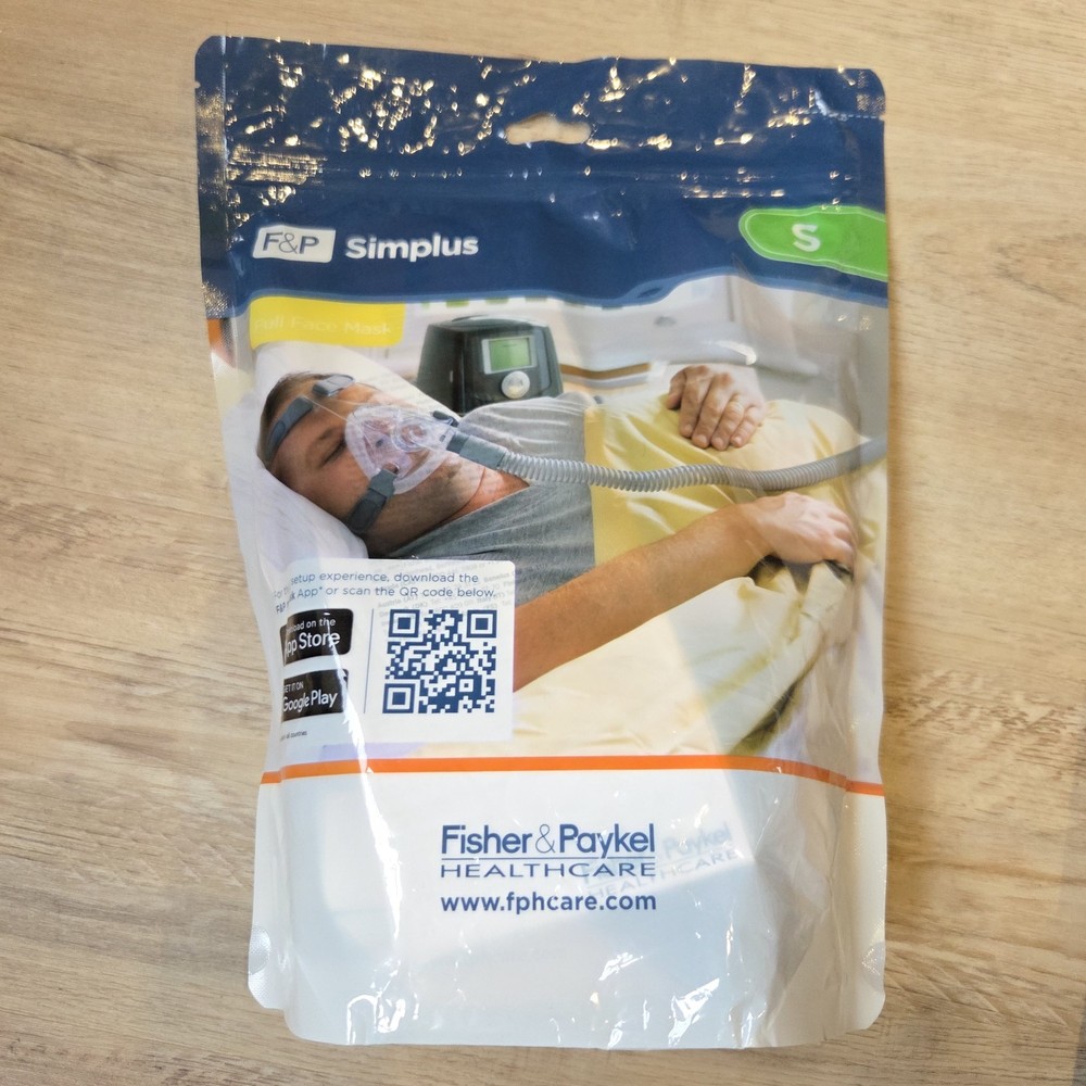 Fisher & Paykel Simplus 400475 Full Face Mask  New Sealed S
