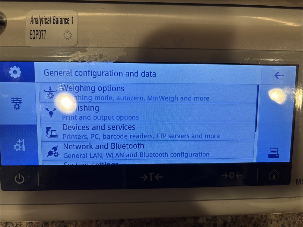 Mettler Toledo MS8001TS Precision Balance