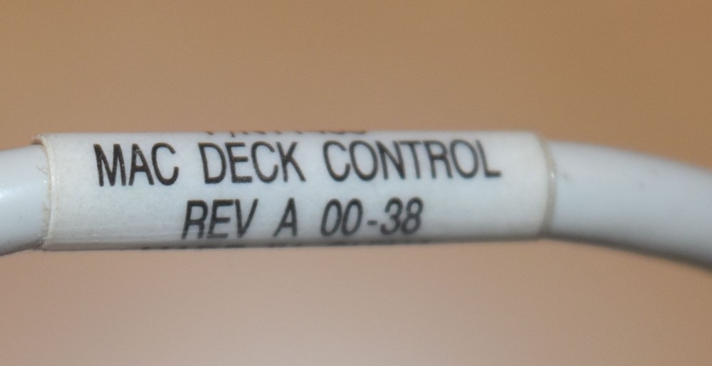 Apple p/n 11438 Mac deck control cable Rev A 00-38