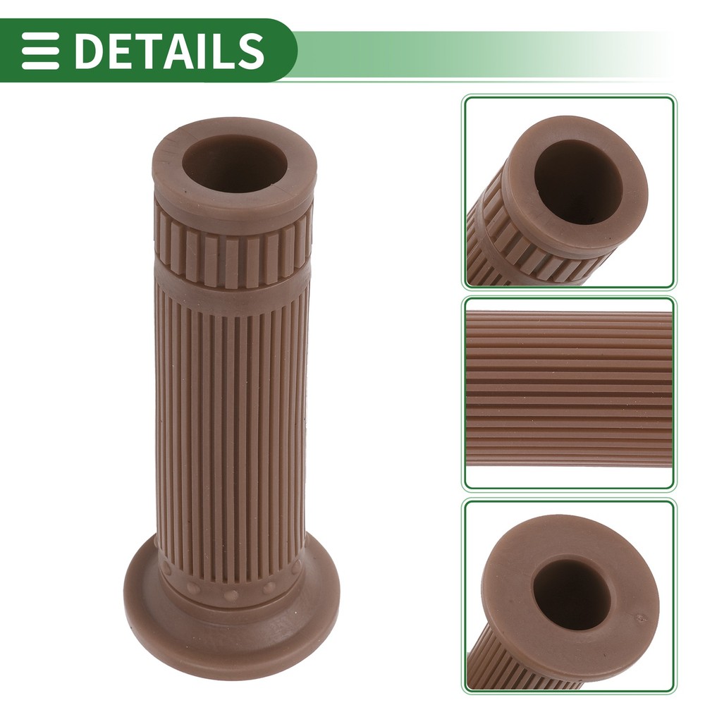 Motorcycle Knobs 7/8" 22mm Light Brown TPU Handlebar Cover