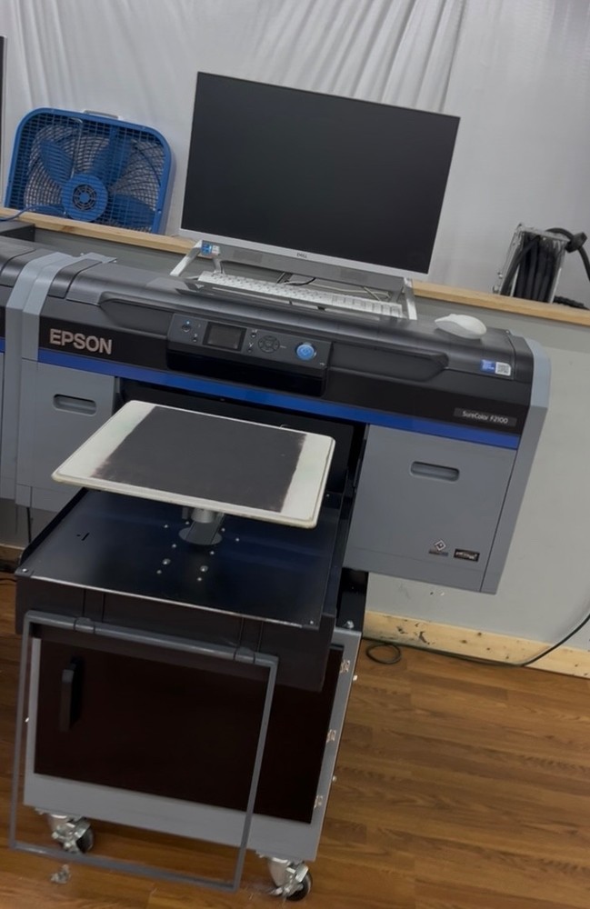 DTG Epson F2100 printer for