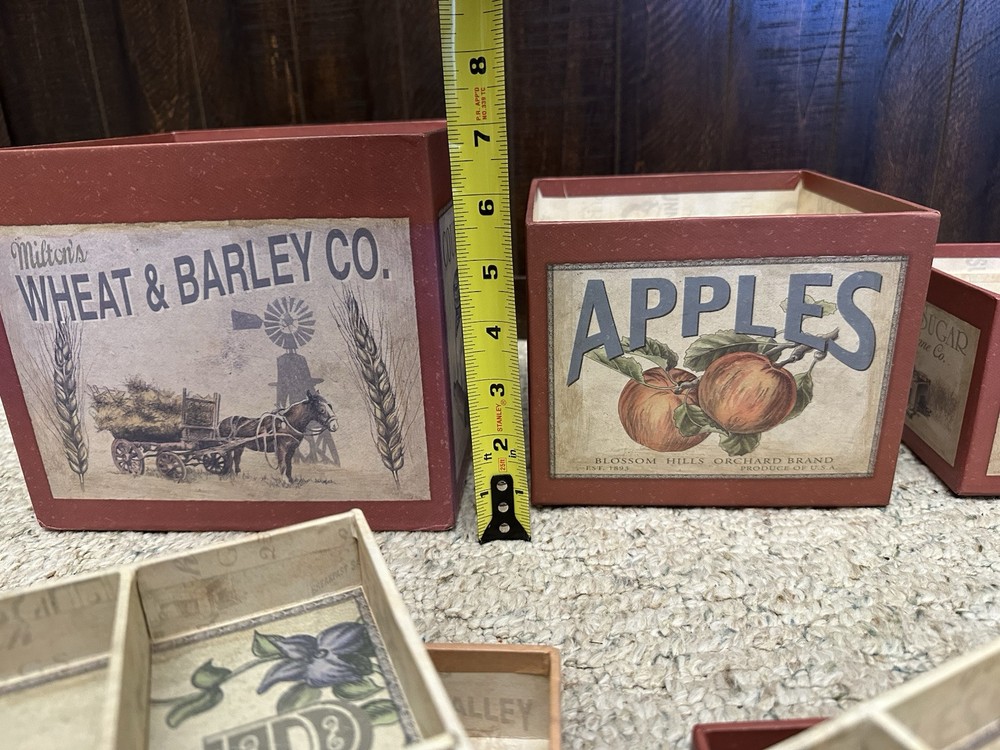 Farmhouse Nesting Storage Boxes