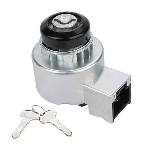 Ignition Switch with 2 Keys Replacement for 6C040-55452 Compatible with Kubota
