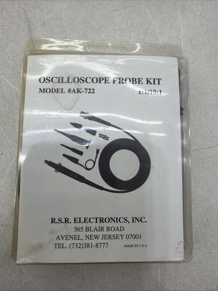 Oscilloscope Probe Kit Model AK 722 RSR Electronics