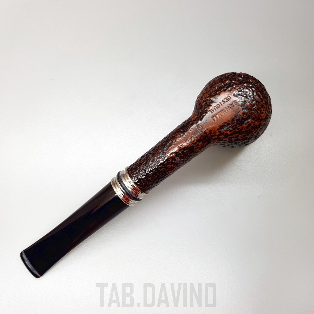 SAVINELLI DESIGUAL RUSTICATED PIPE 140 6MM MADE IN ITALY