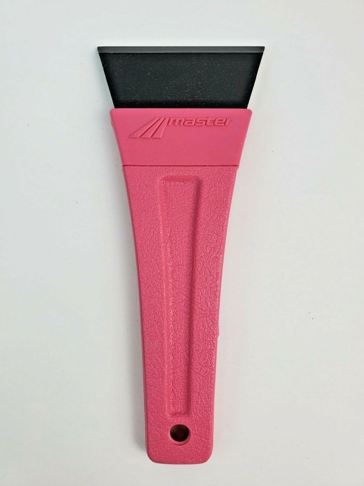 Masters 10"  Ice Scraper Pink 3" blade USA Made - Fixed Blade
