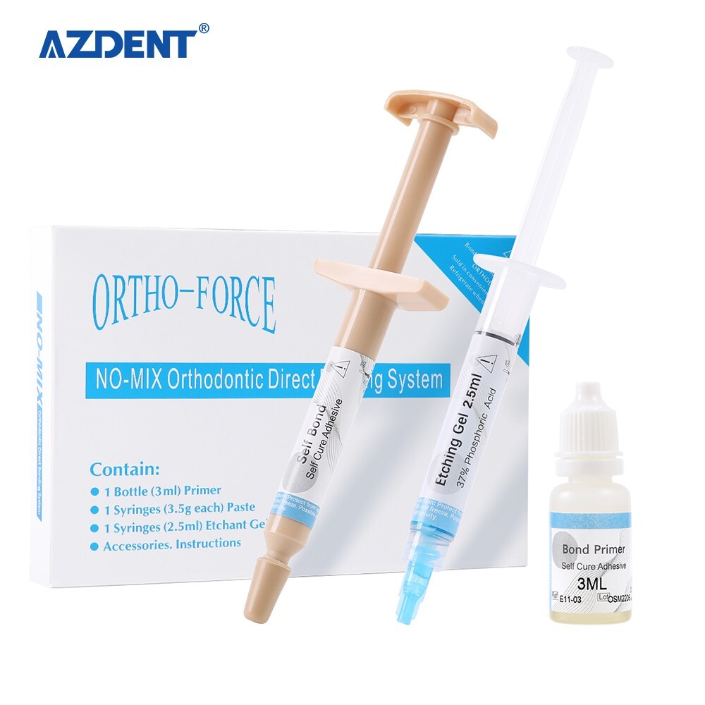 Dental Orthodontic Adhesive Direct Paste Bonding Self Cure Composite Resin Kits