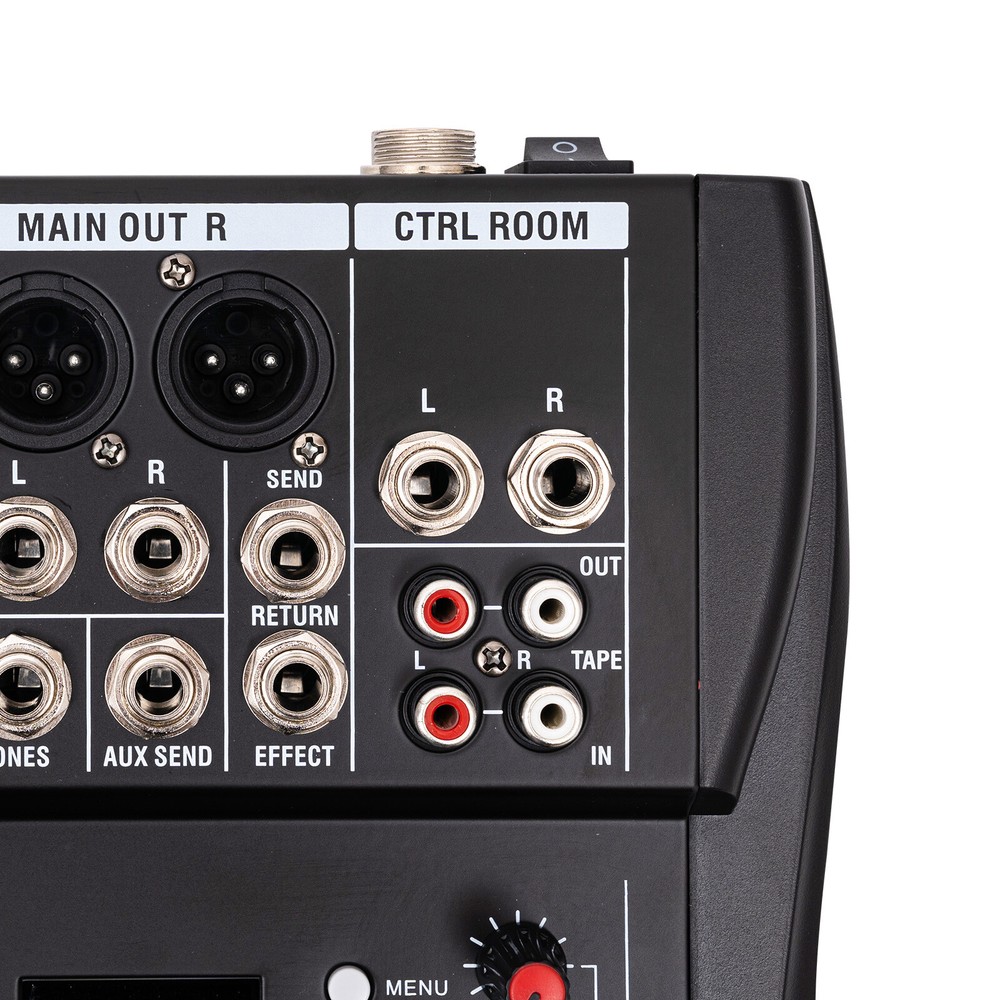 Channel Mixing Console Sound Live Studio Audio Mixer USB Bluetooth