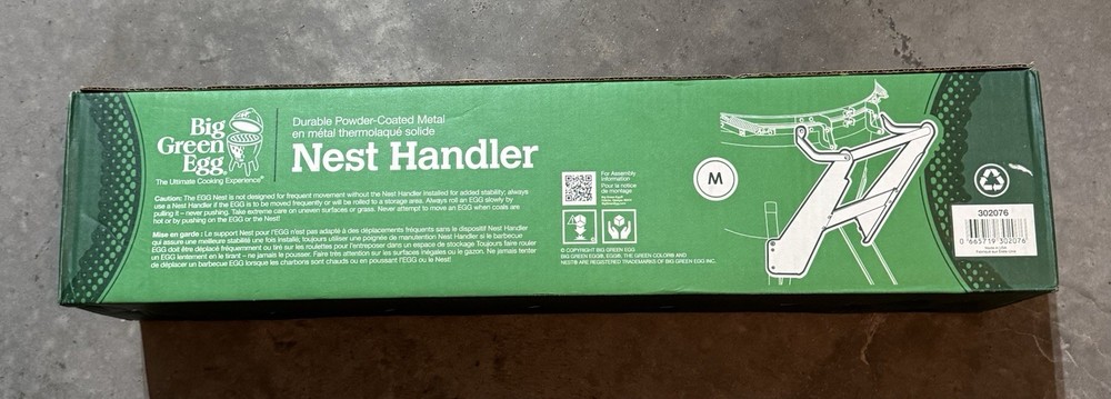 Big Green Egg Nest Handler for Medium (M) Big Green Egg - NEW