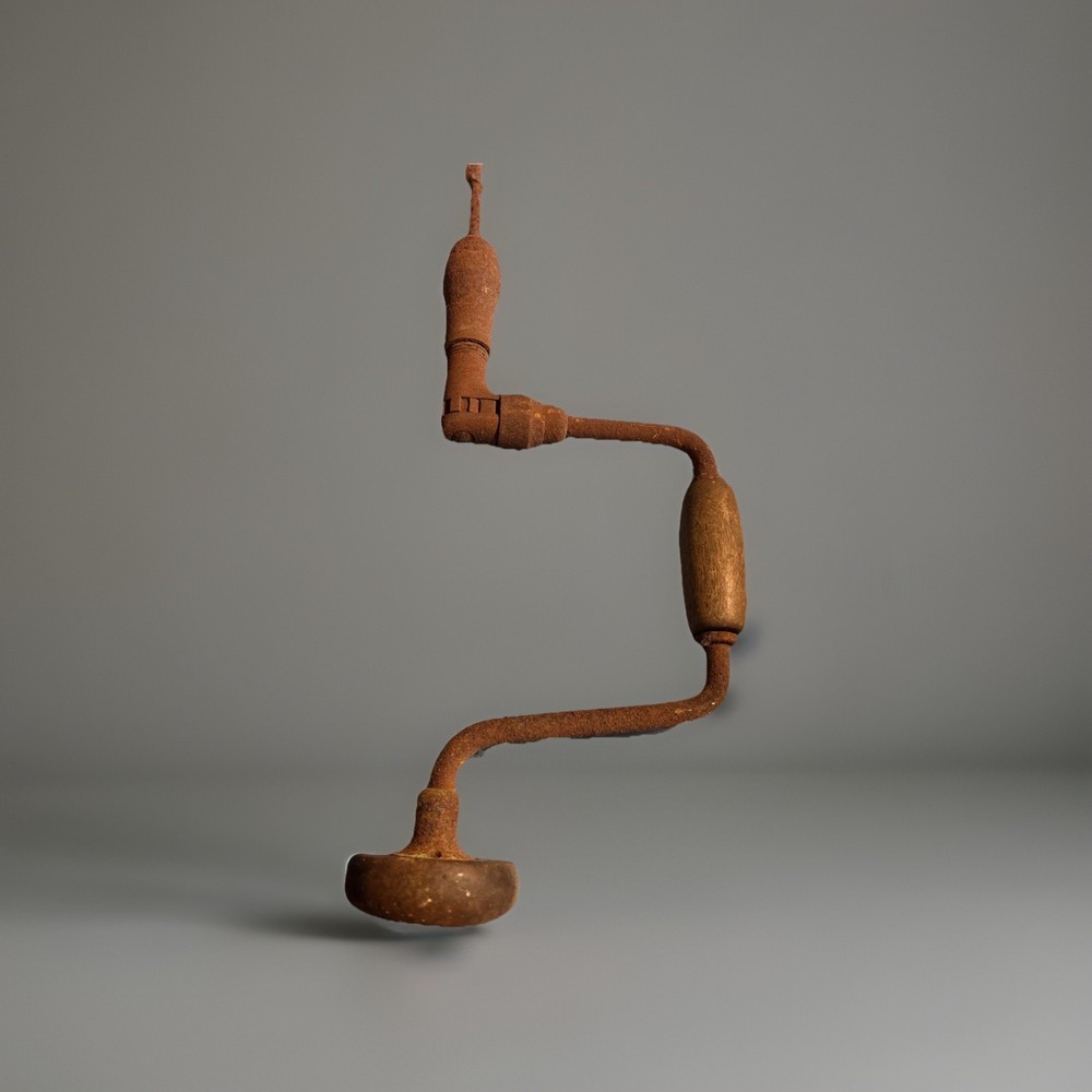 Vintage Manual Hand Crank Drill