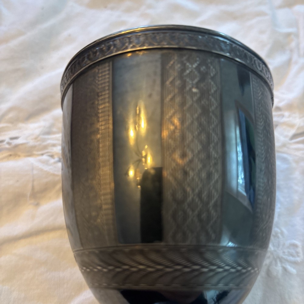 Victorian Silver- Plated Chalice - 6.25" T