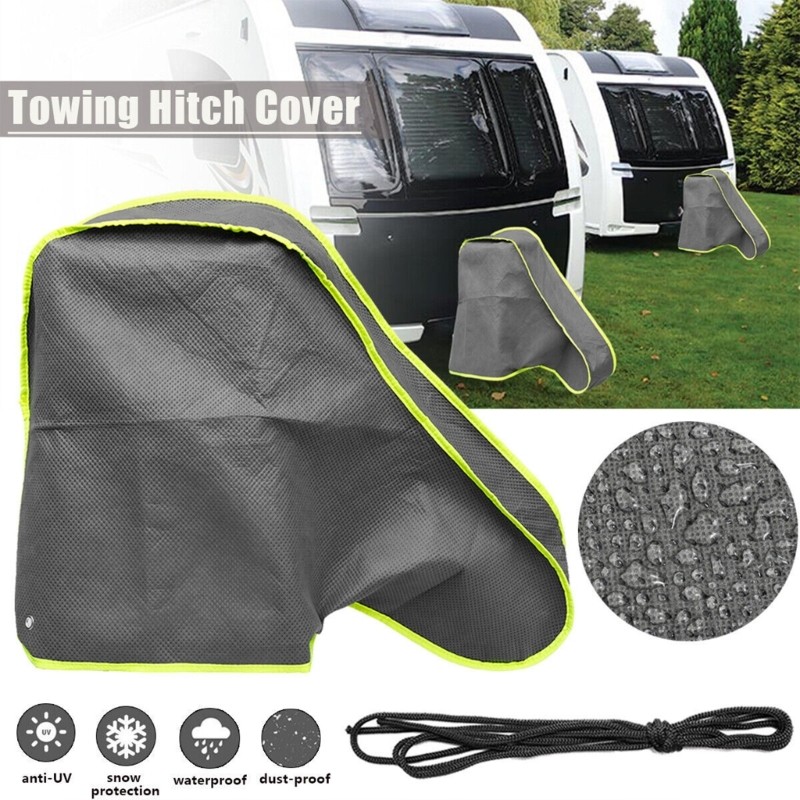 For Trailer Hitch Lock Covers Waterproof Breathable Tow Hitch Coupling Protector