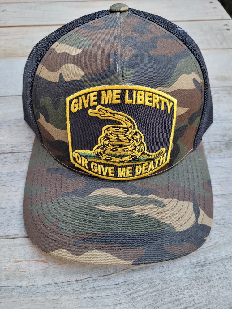 GIVE ME LIBERTY CAMO HAT (DON'T TREAD ON ME)