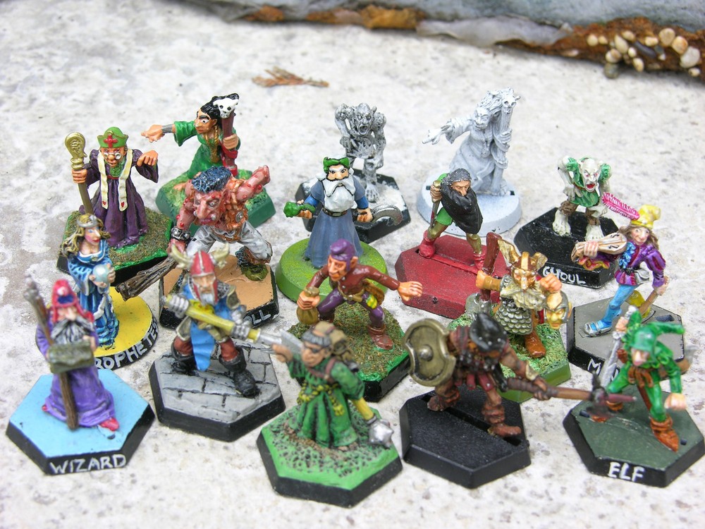 TALISMAN "MAIN GAME" CHARACTER FIGURES, PAINTED, MULTI-LISTING