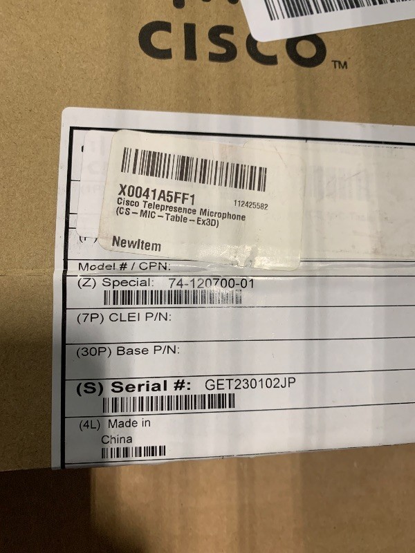 Cisco Wired Boundary Microphone