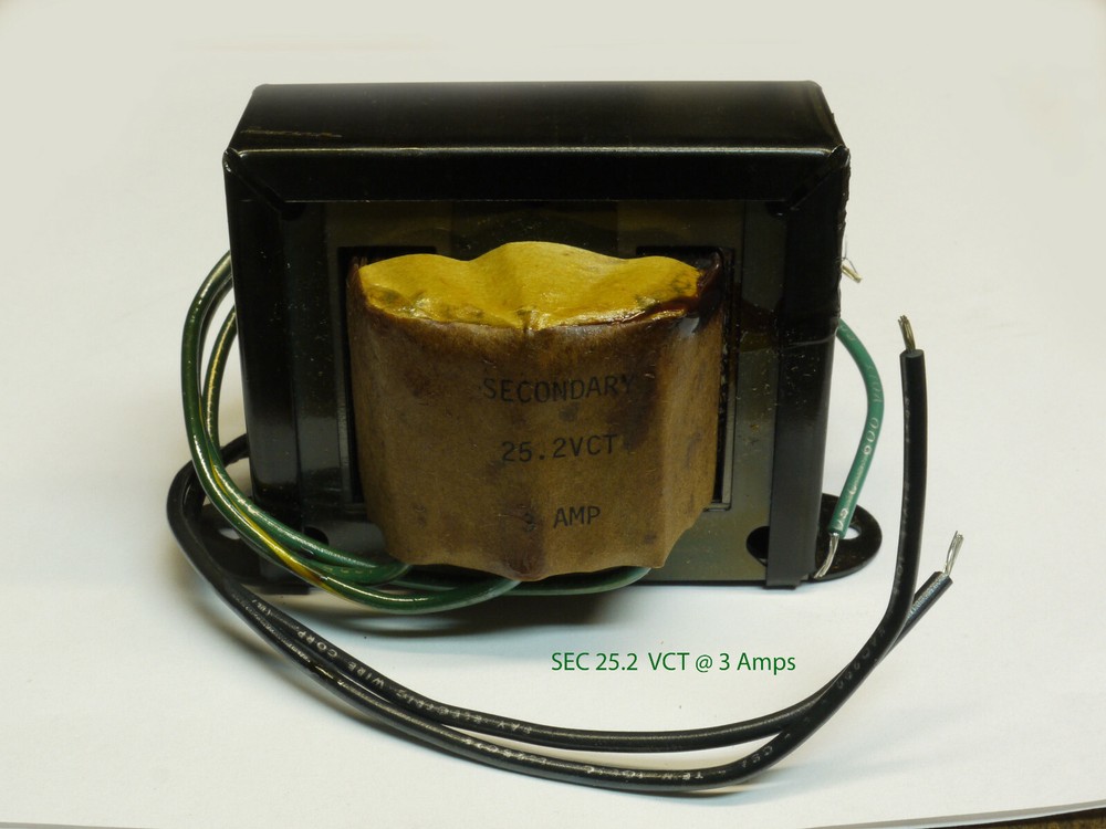 THORDARSON FILAMENT TRANSFORMER 25.2 VCT