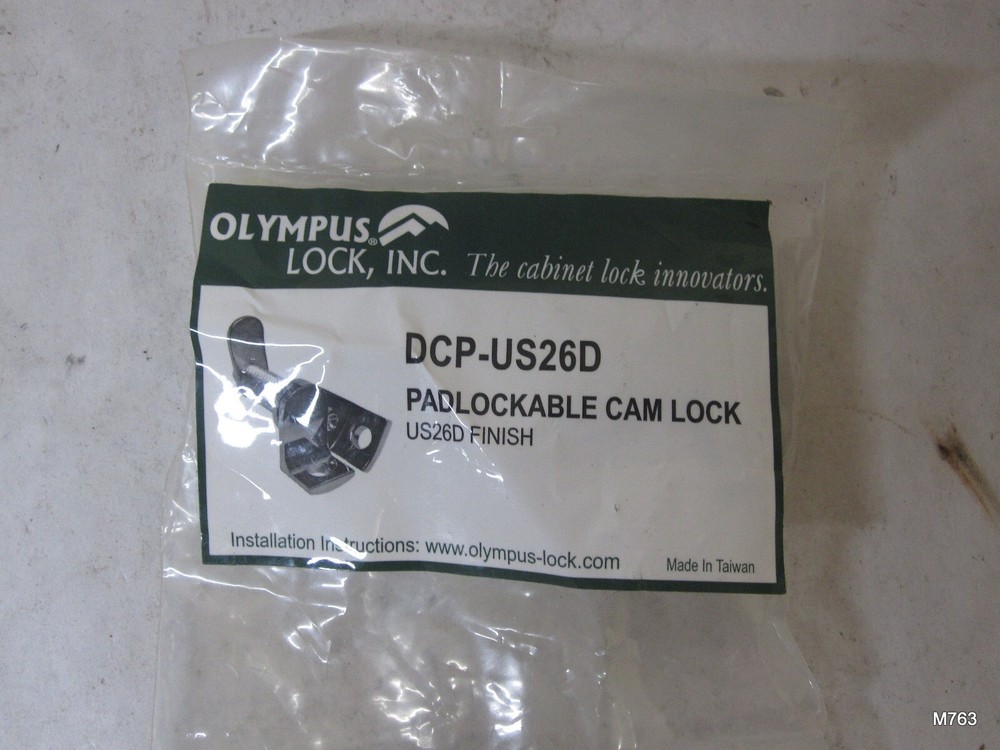 SINGLE Olympus Lock DCP-US26D Chrome Padlockable Cam Latch