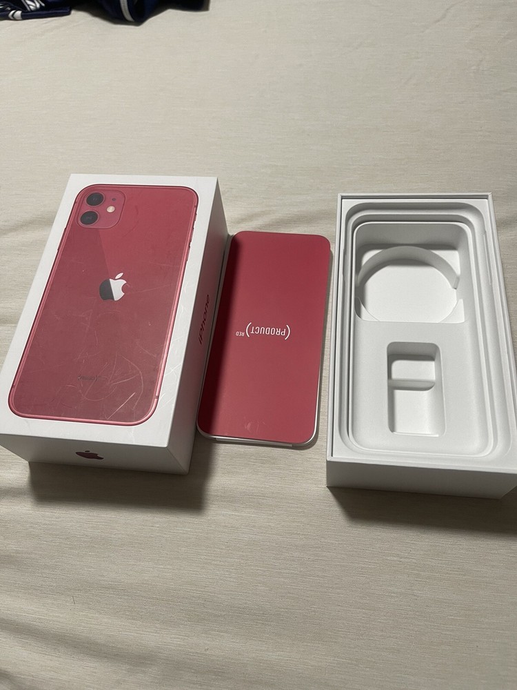 iPhone 11 Box Only 64GB Red Empty