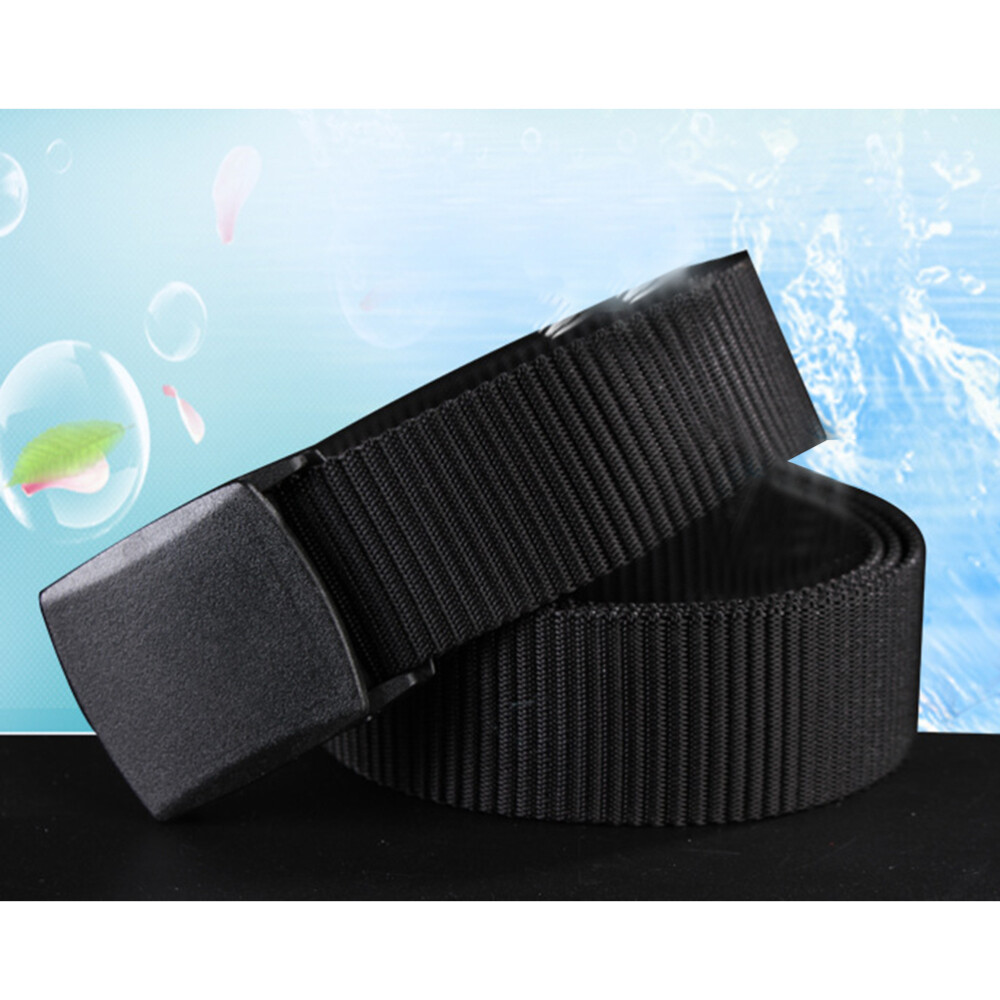 Nylon Belt for Man Airport-friendly Non-Metallic Automatic