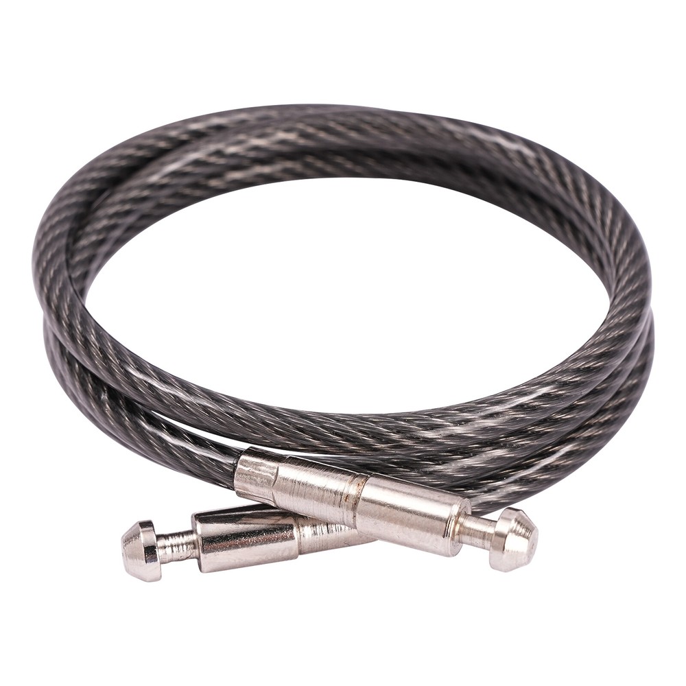 Steel Cable Combination Lock with 4-Digit Code and 3 Lengths of Cables