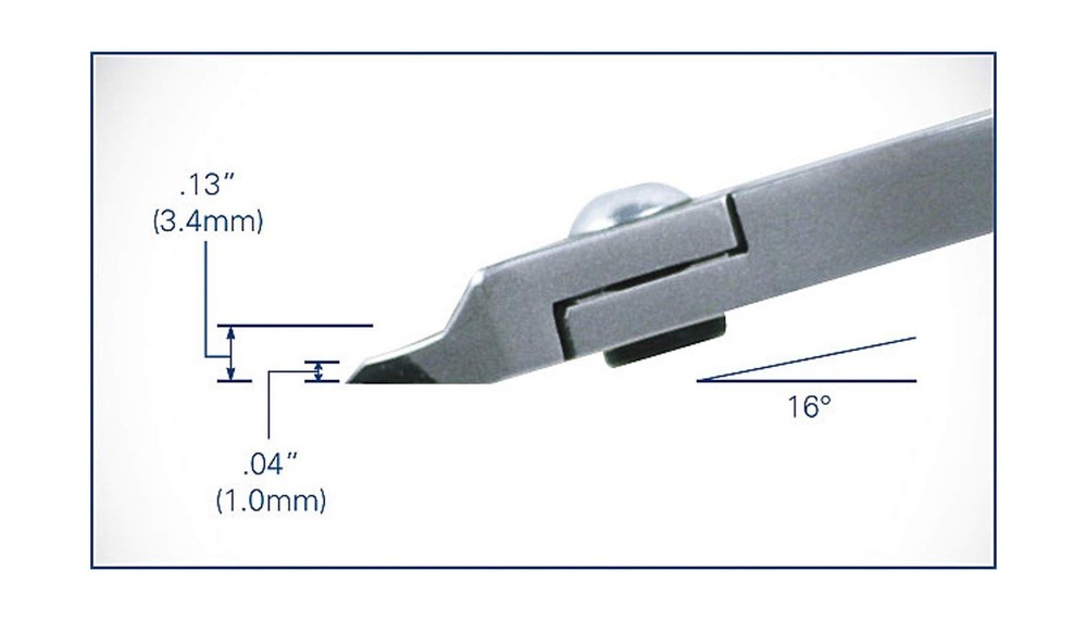 Cutters - Tronex Taper Head, Relieved, Flush Edges
