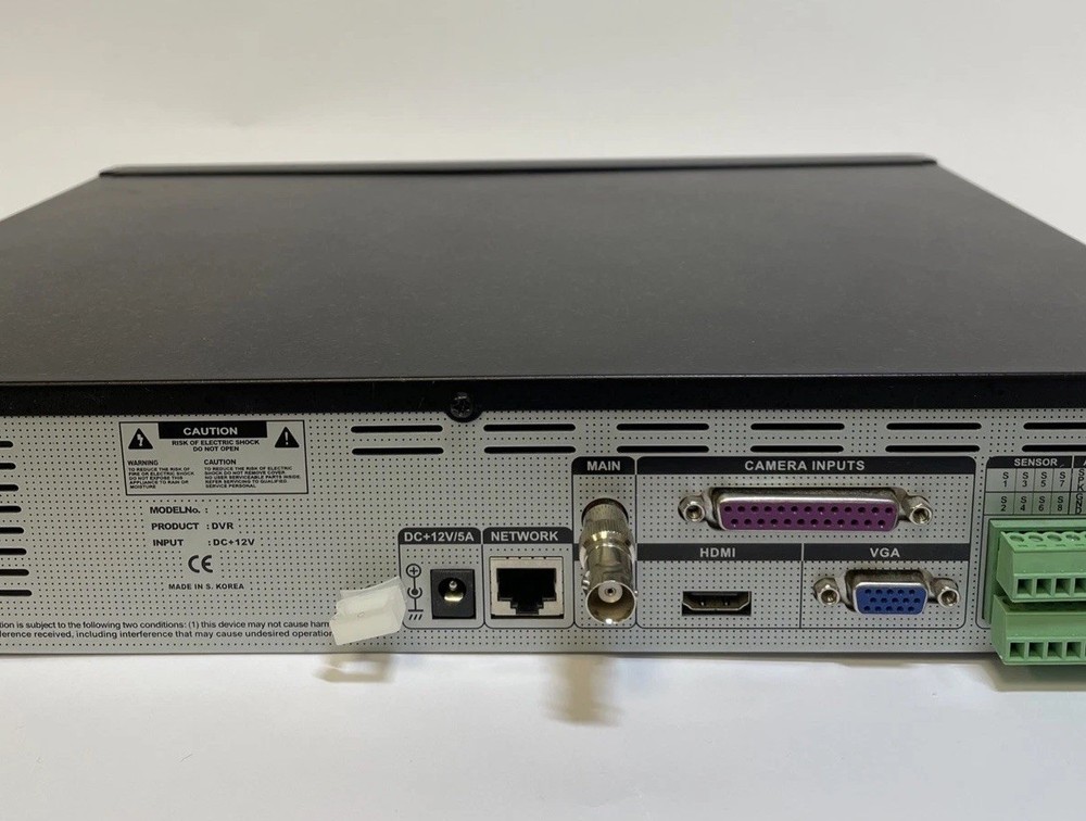 Clinton Electronics Shadow CE-R8S DVR 8-Channel Digital Video Recorder
