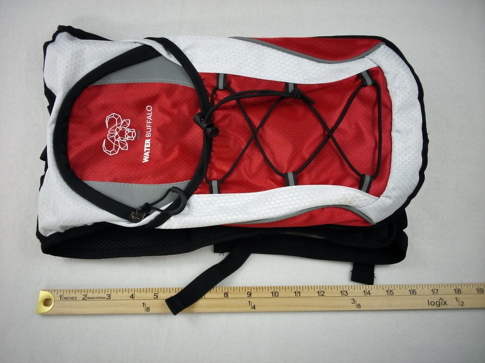 Water Buffalo Unisex Red Hiking Camping Hydration Durable Backpack SHELL Only