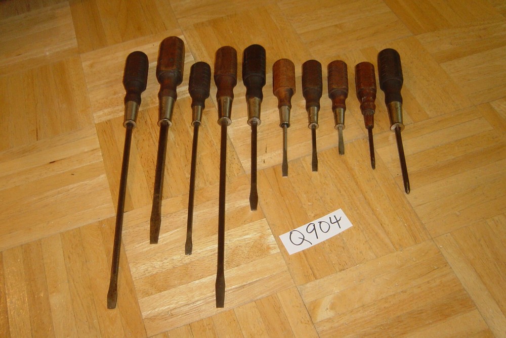 MAC TOOLS 10 PIECE WOODEN HANDLE MIXED SCREWDRIVER SET