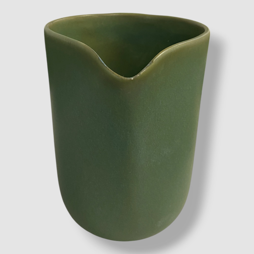 Oake Green Rustic Stoneware Pitcher