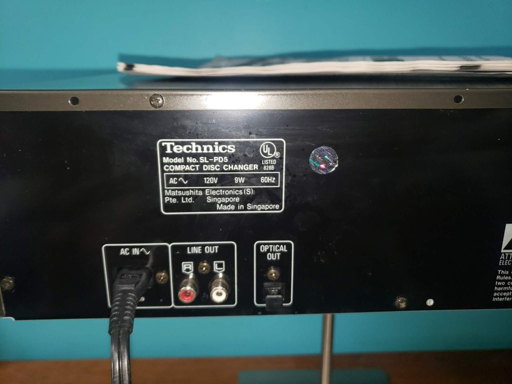 Technics SL-PD5 CD Changer 5 Disc Rotary CD Changer *FULLY REFURBISHED*